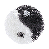 7000Pcs 2 Colors Grade A Round Glass Seed Beads SEED-PH0002-72-1