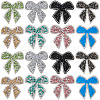 16Pcs 8 Styles Bowknot Hotfix Rhinestone Iron on Patches Appliques DIY-CP0009-65-1