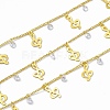 Handmade Brass Curb Chains CHC-F015-18G-1