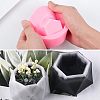 Food Grade DIY Silicone Flowerpot Molds DIY-OC0002-44-3