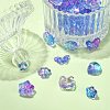 100Pcs 10 Styles Transparent Glass Beads GLAA-CJ0001-96-5