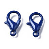 Spray Painted Eco-Friendly Alloy Lobster Claw Clasps PALLOY-T080-06E-02-NR-2