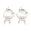 304 Stainless Steel Spring Ring Clasps STAS-G190-17S-1