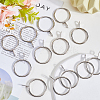 Iron Drape Sliding Eyelet Rings IFIN-SP0001-17A-P-4