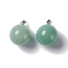 Natural Green Aventurine Pendants G-G926-02P-02-2