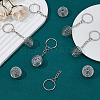 Iron Spiral Bead Cage Keychain KEYC-DC00004-4