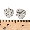 201 Stainless Steel Pendants STAS-P428-02A-P-3