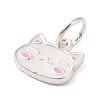Cat Shape 925 Sterling Silver Charms STER-F056-03S-01-2