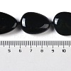 Natural Black Gemstone Beads Strands G-Q164-C01-02-5
