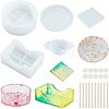Cup Mat Silicone Molds Sets DIY-FH0002-21-1