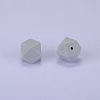 Hexagonal Silicone Focal Beads SI-JX0020A-83-1