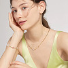 3Pcs 3 Colors Brass Pave Cubic Zirconia Connector Charms KK-TA0008-71G-7