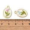 Rack Plating Alloy Enamel Pendants FIND-I039-033G-3