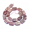 Natural Strawberry Quartz Beads Strands G-L552Q-01-3