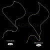 CHGCRAFT 8Pcs 4 Styles Alloy Backdrop Necklace Body Chain NJEW-CA0001-15-2