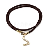 Nylon Milan Cord Necklace Making X-MAK-M028-01G-20-2
