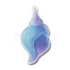 Ocean Themed Opaque Printed Acrylic Pendants SACR-L004-03F-1