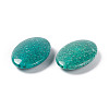 Crackle Opaque Acrylic Beads OACR-C006-38-3
