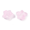 Transparent Spray Paint Glass Beads GLAA-H035-02B-2