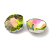 Electroplate Glass Pendants GLAA-A008-06E-3
