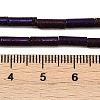 Electroplated Natural Lava Rock Beads Strands G-K388-03A-10-4