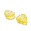 Frosted Transparent Acrylic Beads OACR-F013-09-2