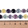 Natural Rainbow Fluorite Beads Strands G-B153-B16-5