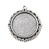 Tibetan Style Alloy Pendant Cabochon Settings LS-X-TIBE-T003-06AS-RS-1