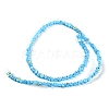 Handmade Millefiori Glass Bead Strands X-LAMP-J035-4mm-09-6