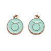 Alloy Enamel Pendants ENAM-S124-01A-15C-1