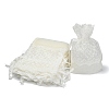 Organza Gift Bags with Lace X-OP-R034-10x14-04-1