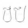 Tarnish Resistant 304 Stainless Steel Hoop Earring Findings STAS-S117-008C-01-3