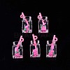 Imitation Drink Resin Pendants CRES-S359-32H-1
