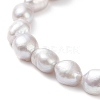 Natural Pearl Beaded Stretch Bracelet for Women BJEW-JB08868-02-2
