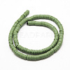 Flat Round Eco-Friendly Handmade Polymer Clay Beads CLAY-R067-8.0mm-43-3