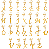 SUPERFINDINGS 26Pcs 304 Stainless Steel Letter Pendant Decorations HJEW-FH0006-51-1