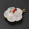 Natural Quartz Crystal Pendants G-C290-02A-2