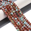 Baking Paint Glass Bead Strands X-GLAA-H031-01A-04-2