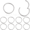 10Pcs 316L Stainless Steel Sleeper Earrings EJEW-BBC0001-56B-1