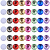 240Pcs 8 Colors Acrylic Rhinestone Cabochons GACR-CY0001-01-7