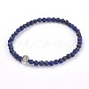 Natural Lapis Lazuli(Dyed) Stretch Bracelets BJEW-JB03939-08-1