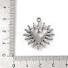 304 Stainless Steel Pendants STAS-D366-01K-P-3