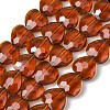 Transparent Glass Beads Strands GL-CBA7A17-03A-11-1