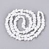 Opaque Glass Beads Strands GLAA-N073-01A-2