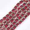 Electroplate Glass Beads Strands EGLA-S188-10E-1