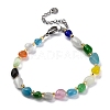 Cat Eye Beaded Bracelets for Women G-P563-07P-21-4