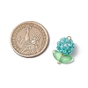 Glass Seed Beads Pendants PALLOY-MZ00592-06-2