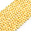 Natural Yellow Jade Beads Strands G-P573-A50-01-2