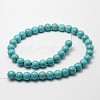 Synthetic Howlite Bead Strand X-G-P228-04-10mm-2