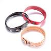 Leather Cord Snap Bracelets BJEW-P099-10-1